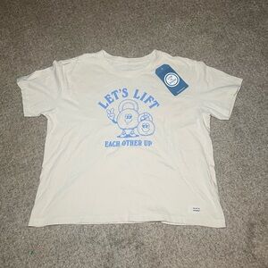 Women's Lift Each other Up Short Sleeve Crusher Boxy Tee